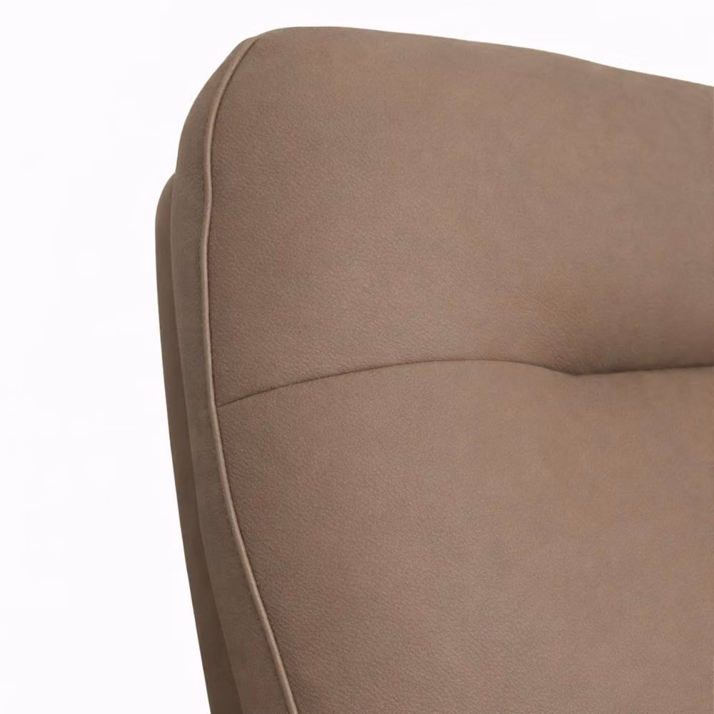 Aspire Dual Motor Power Riser Recliner Armchair in Brown Tan Synthetic Leather – 3
