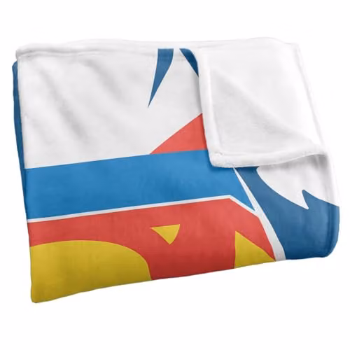Warner Bros. Superman Day 2025 Chest Logo Super Soft Fleece Throw Blanket, Multicolour, W/D/H: 91 x 147 cm – 3