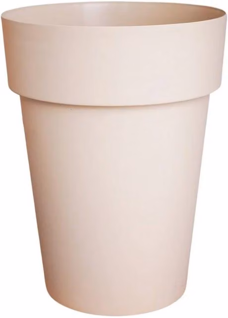 Lemon Pavilion Furniture and Decor Cleo High Planter Tub in Beige, W: 39.5 cm, D: 39.5 cm, H: 55 cm