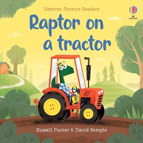 Usborne Raptor on a Tractor Phonics Readers Multicolour Paper Book