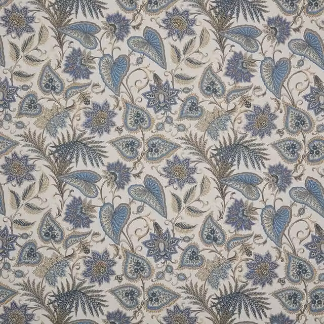 iLiv Silk Road Fabric in Sapphire Blue