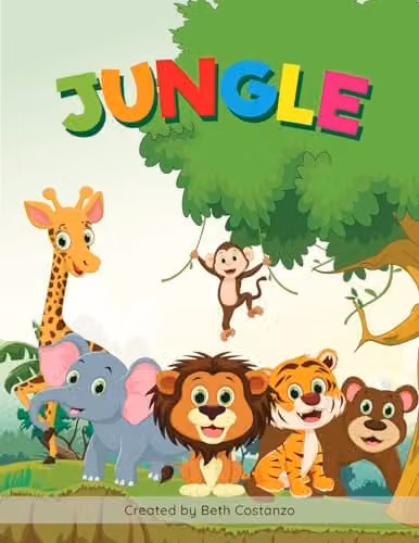 The Adventures of Scuba Jack Jungle Activity Workbook in Multicolour