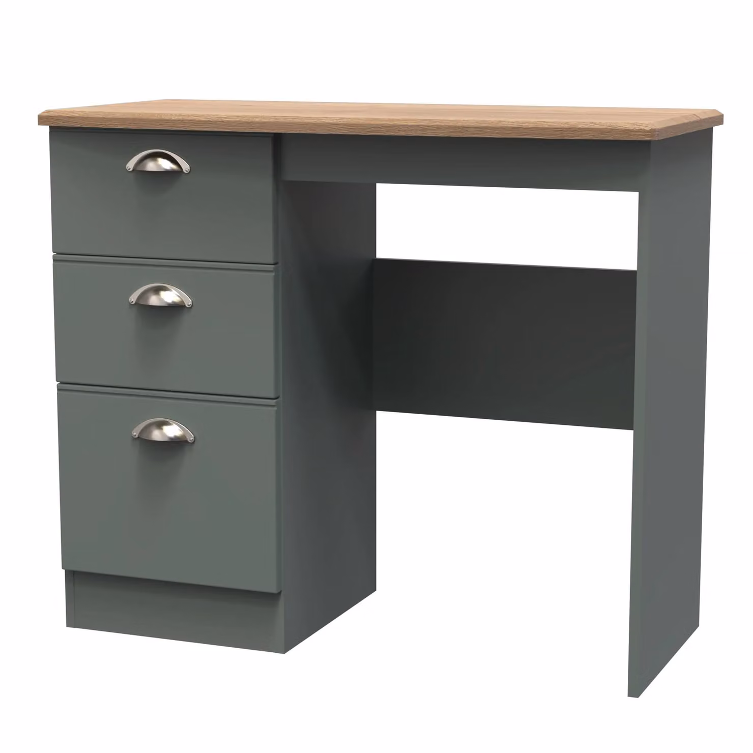 Ready Assembled 2 U Albert 3 Drawer Vanity in Pale Green – 2