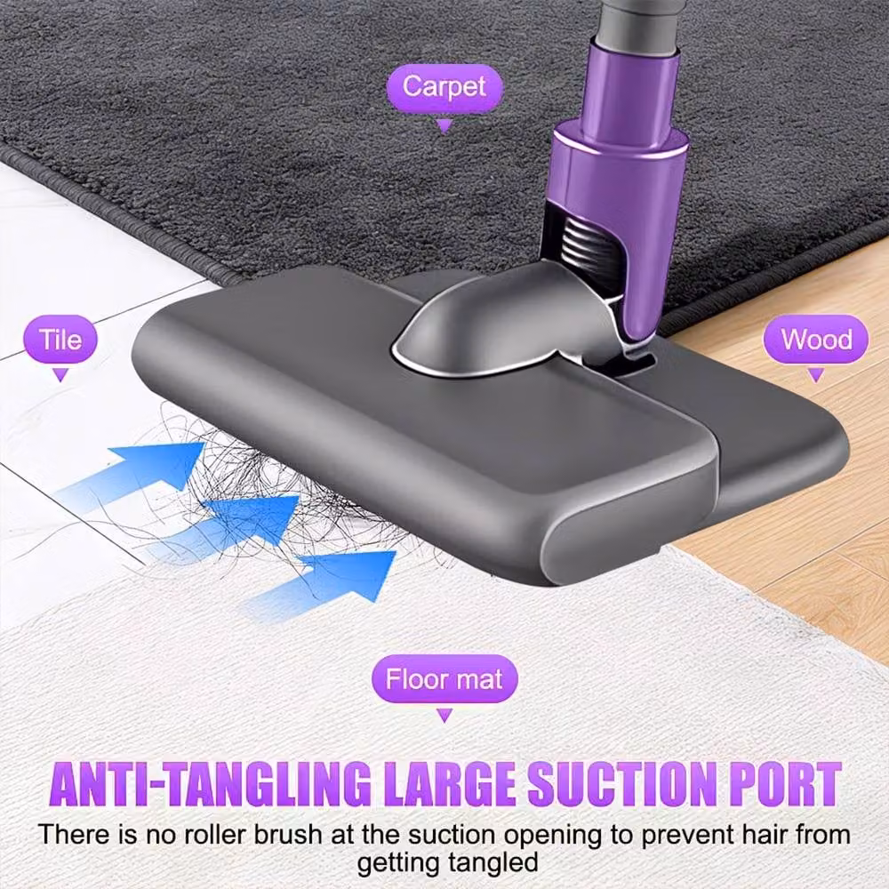 Ventryn Ultra Lightweight Cordless Handheld Stick Vacuum Cleaner in Purple – 4