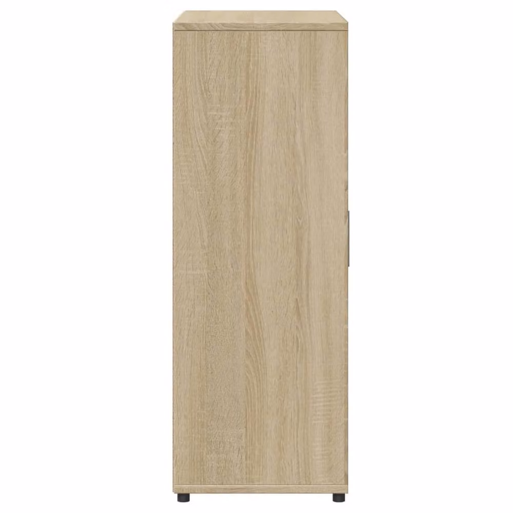 Berkfield Home Sonoma Oak Sideboard in Beige, W/D/H: 60 x 31 x 84 cm – 2