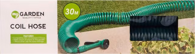 My Garden Green Coil Hose