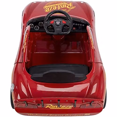 Huffy Disney Cars Lightning McQueen Electric Ride On Car with Lights and Sounds, Red – 3