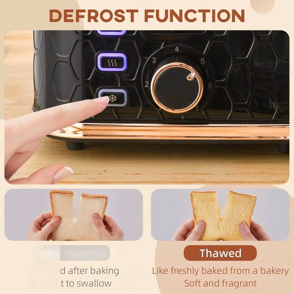 STILVORA 4 Slice Toaster with 7 Browning Levels in Black – 5