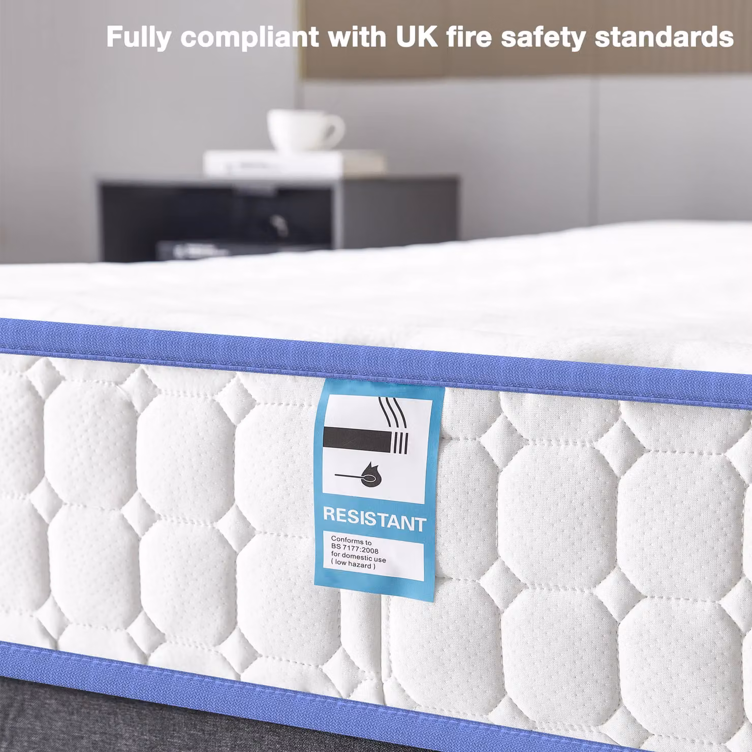 Rest Relax White Hybrid Memory Comfort Mattress, W/D/H: 140 x 200 cm – 5