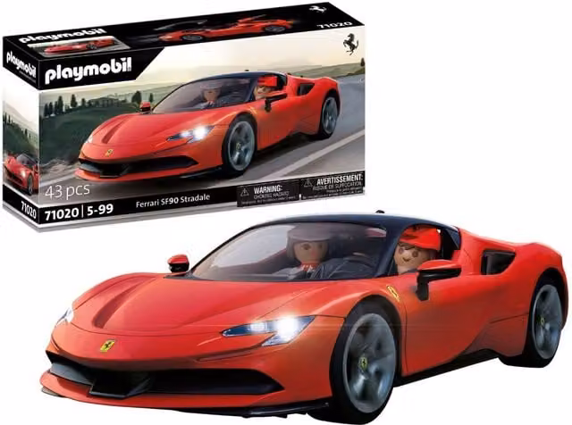 Playmobil Ferrari Vehicle Playset, Red