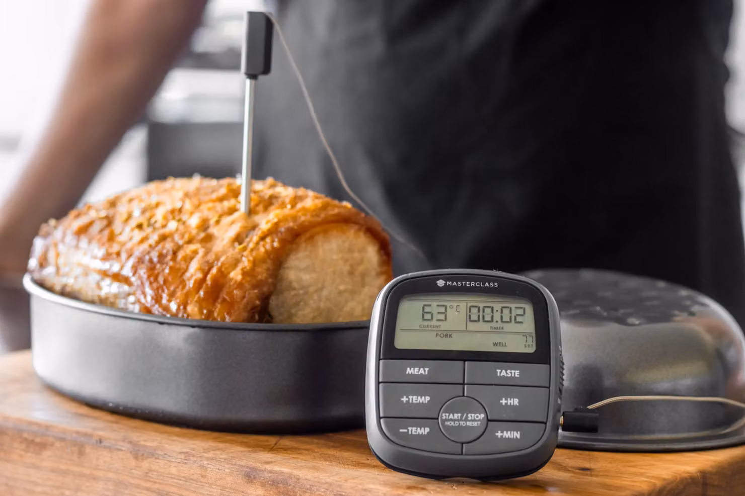 MasterClass Cooks Timer and Thermometer in Grey – 4