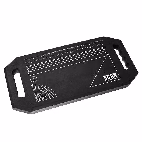 Scan Heavy Duty Foam Kneeler Pad, Black, W: 60 cm, D: 29.3 cm, H: 3.8 cm – 1