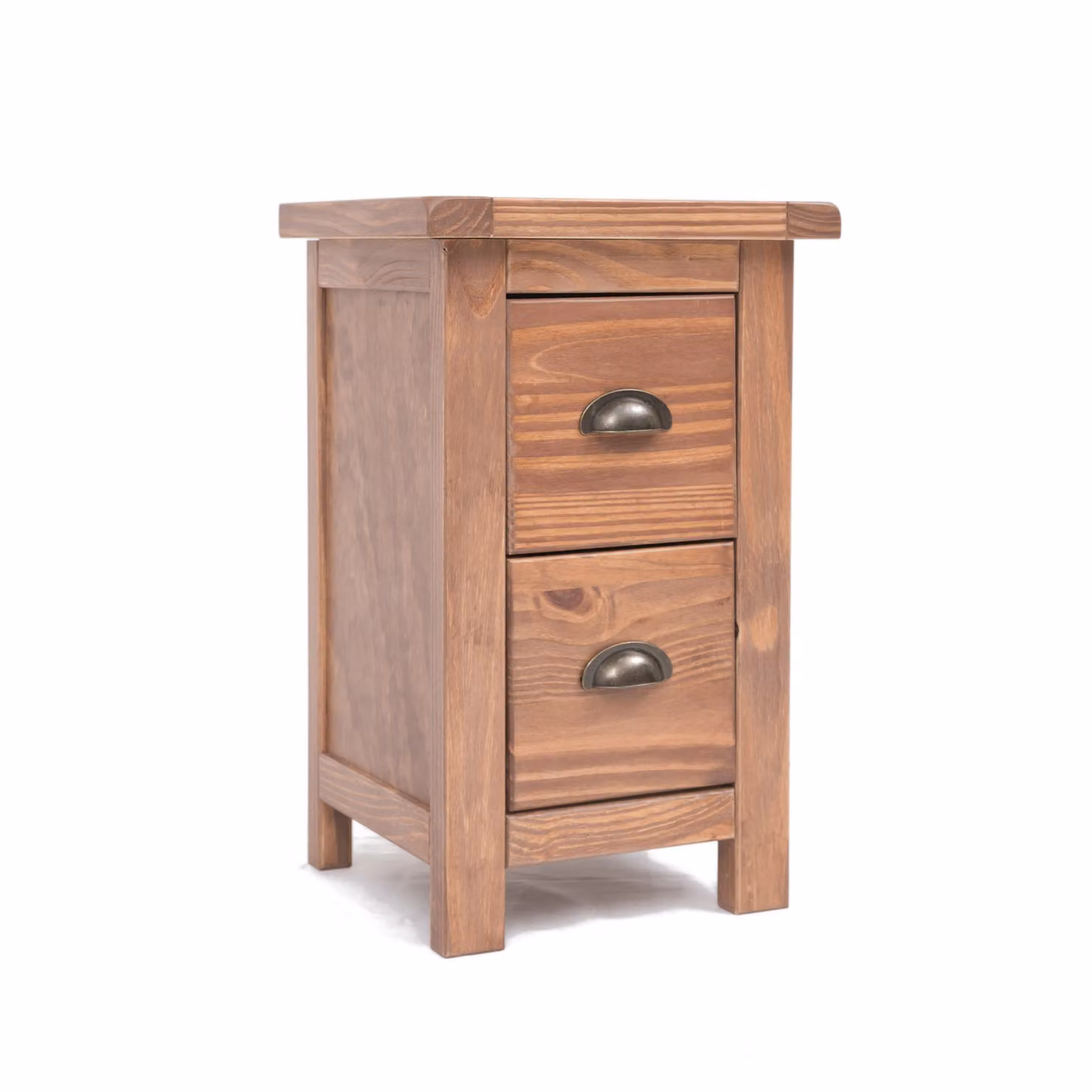 Cabinet Bits Padua 2 Drawer Petite Bedside Table in Light Brown Wood – 2
