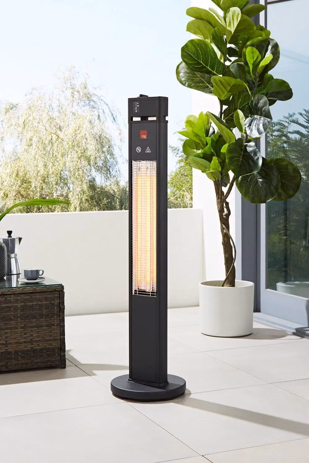 BHS Lighting 1600W Pedestal Radiant Heater in Black – 3