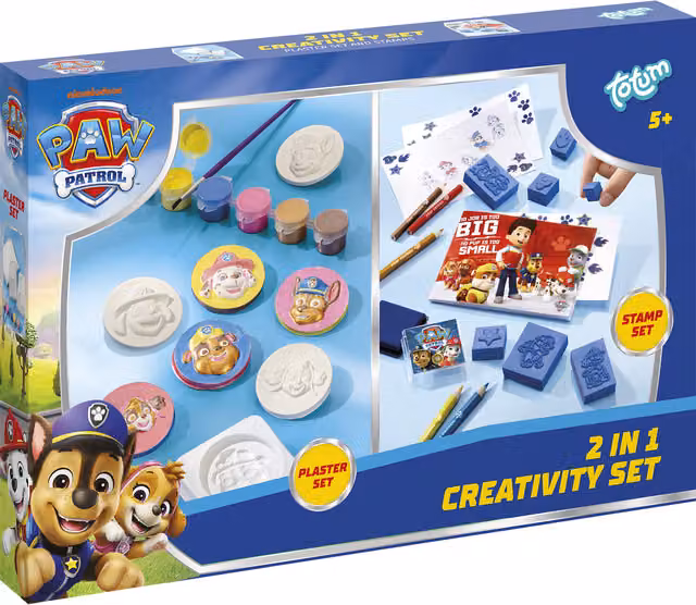 Totum Paw Patrol 2 in 1 Multicolour Creative Plastic Childrens Set