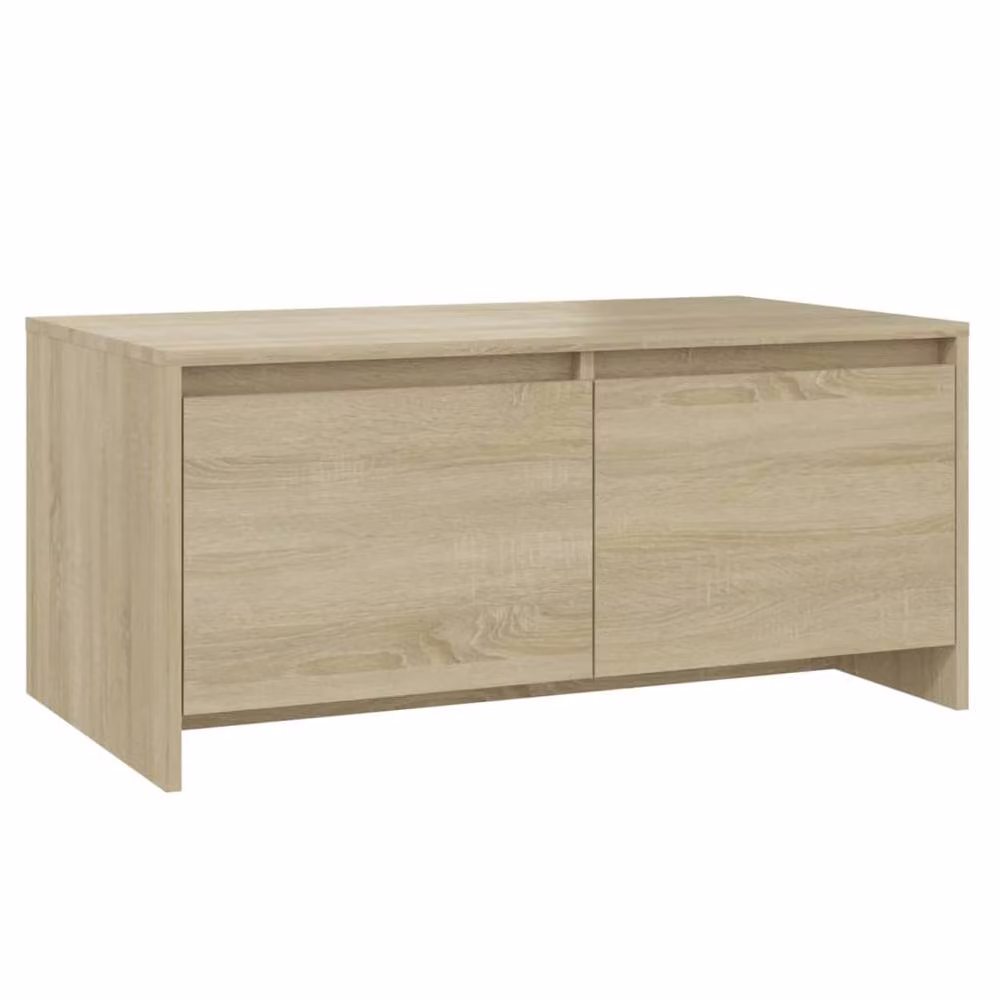 Berkfield Home Sonoma Oak Coffee Table in Beige, W/D/H: 90 x 50 x 41.5 cm – 2