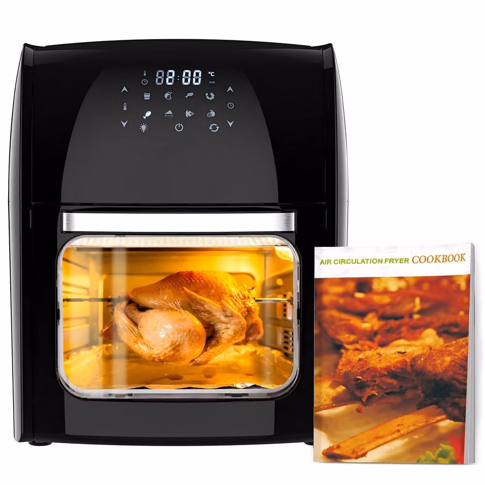 STILVORA 12L Digital Air Fryer Oven with 8 Preset Modes in Black – 5