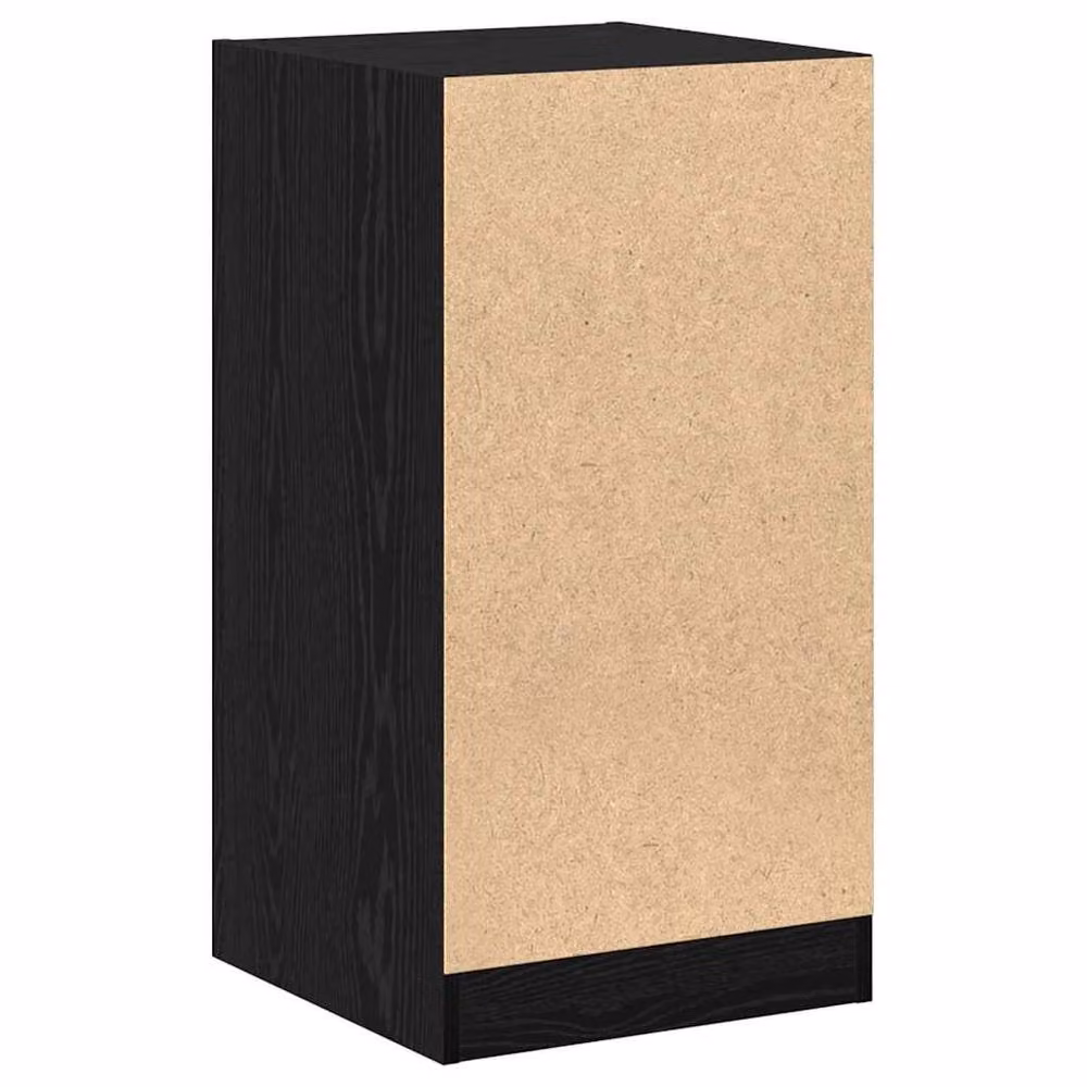 Berkfield Home Modern Apothecary Cabinet in Black Oak, W: 40 cm, D: 41 cm, H: 77.5 cm – 4
