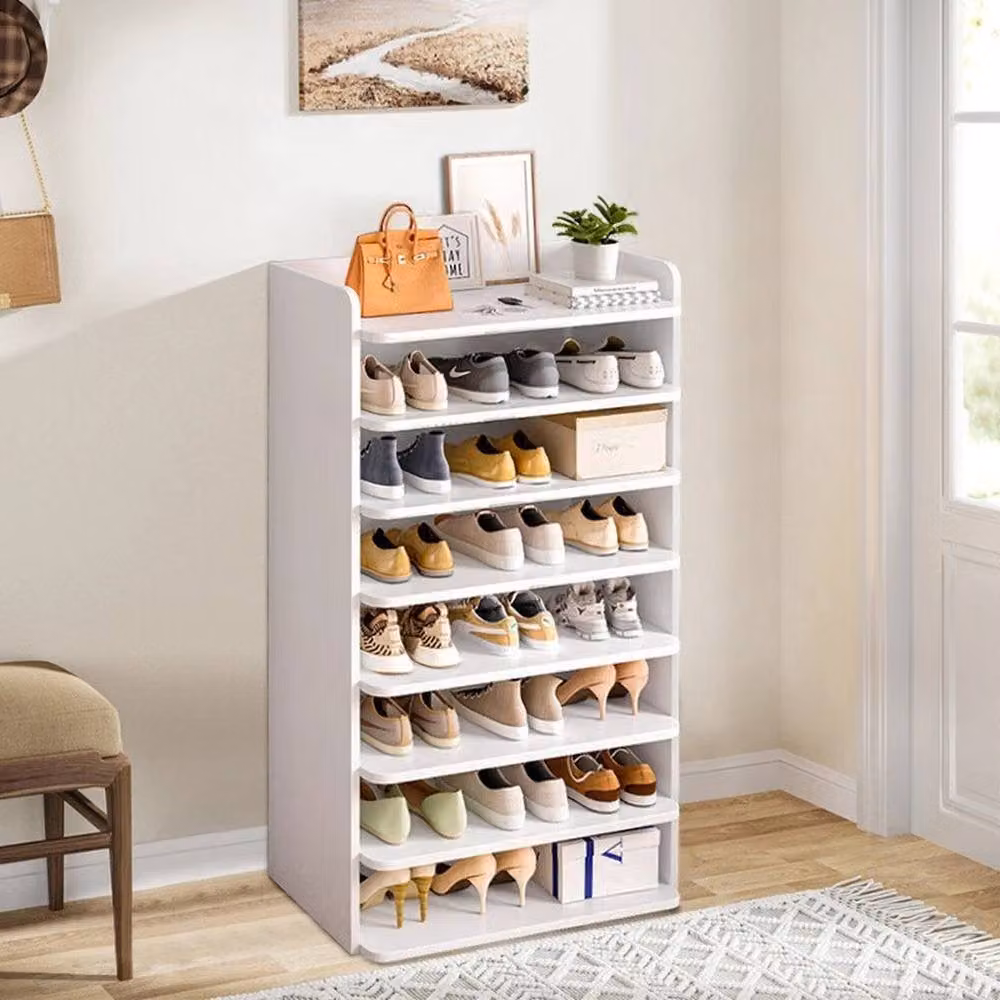 KORVIXA White Shoe Storage Rack Shelf Unit – 2