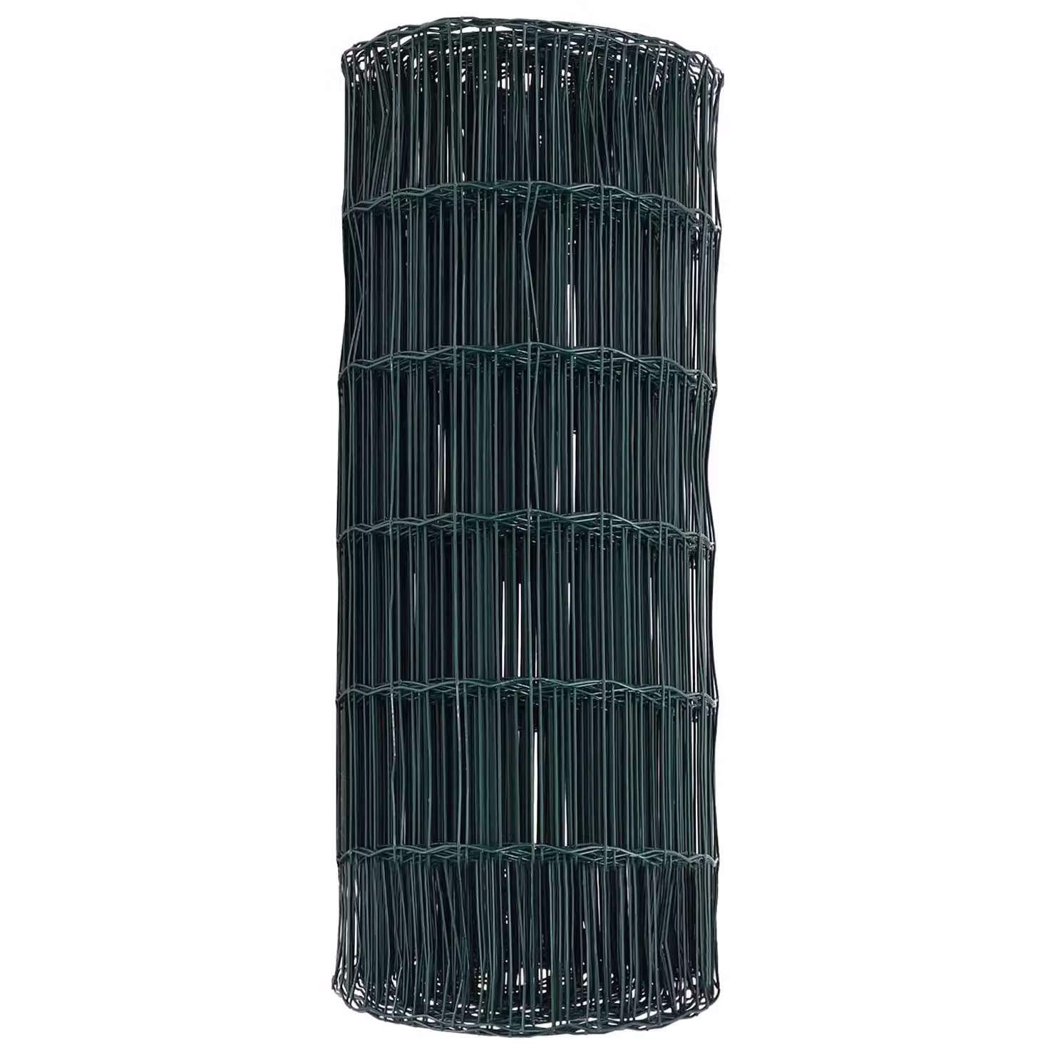Berkfield Home Euro Fence Green PVC-Coated Steel Rectangular Fencing, 2.0 m x 25 m – 4