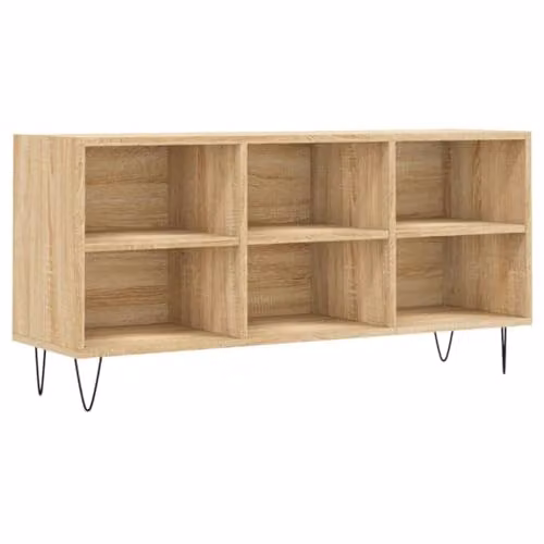 vidaXL TV Cabinet in Brown Sonoma Oak, W: 103.5 cm, D: 30 cm, H: 50 cm – 1