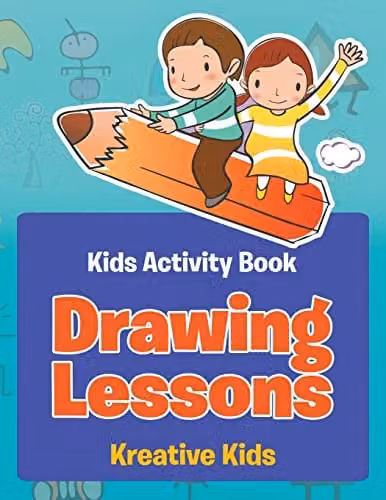 Kreative Kids Drawing Lessons Kids Activity Book in Multicolour