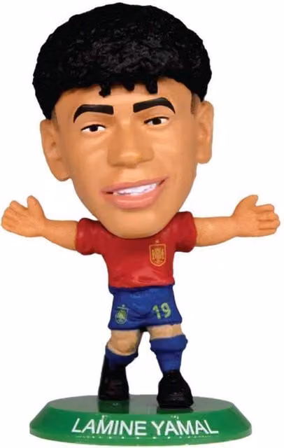 SoccerStarz Lamine Yamal Spain Football Figurine in Red