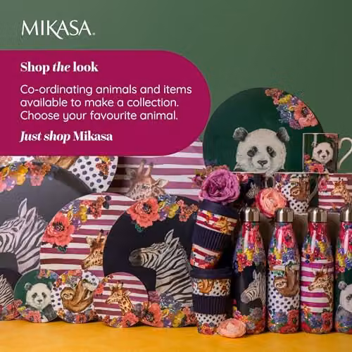 Mikasa Wild at Heart Set of 4 Round Cork Placemats, Multicolour, Diameter: 29 cm – 5