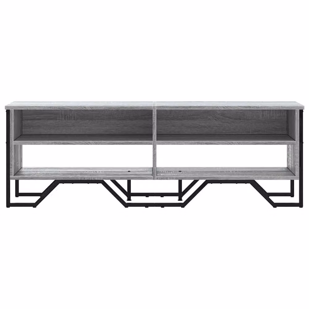 Berkfield Home Grey Sonoma TV Cabinet in Engineered Wood W/D/H: 122 x 34 x 41 cm – 4