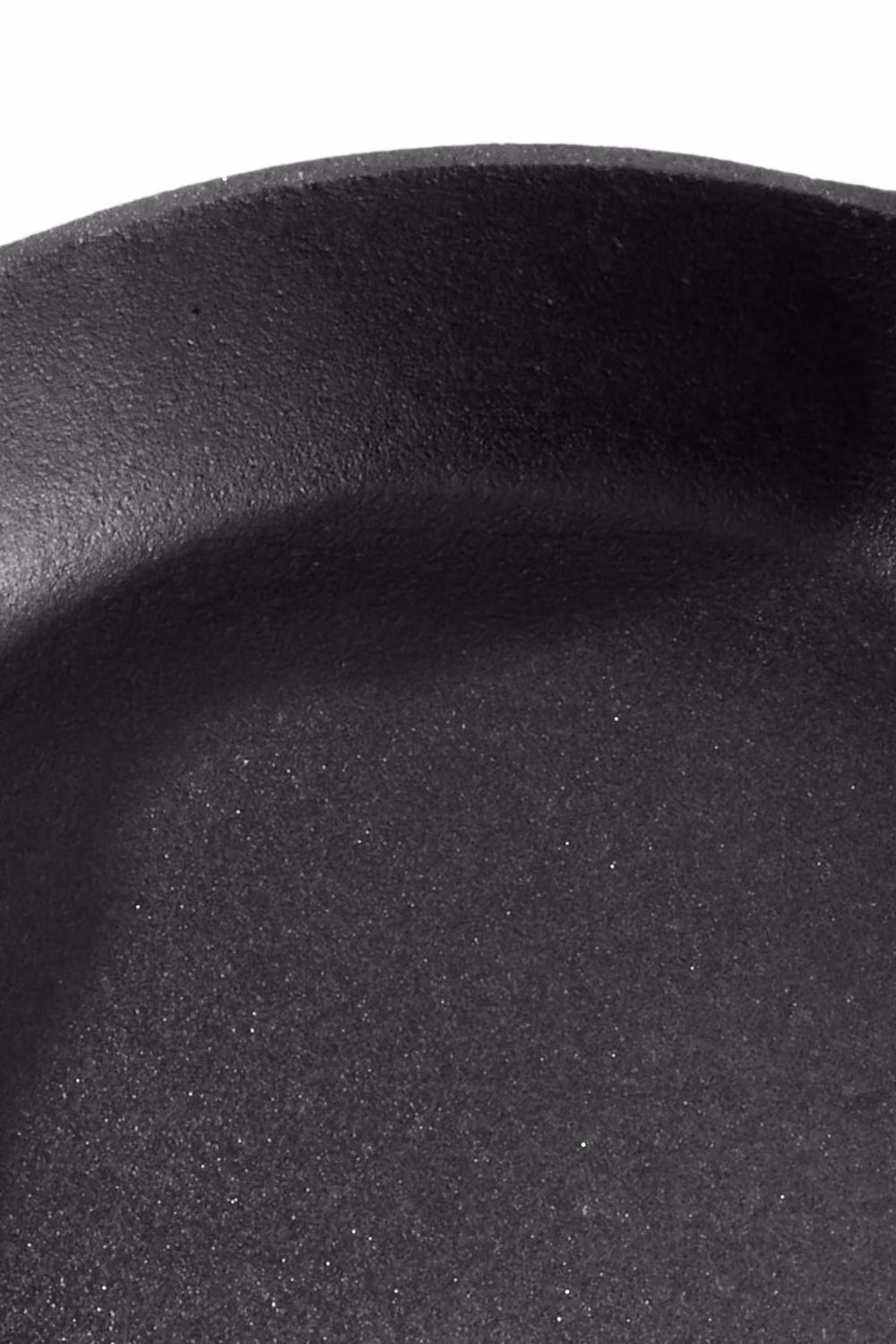 Garden Sanctuary Uncoated Cast Iron Round Skillet Frying Pan with Handle, Black – 7