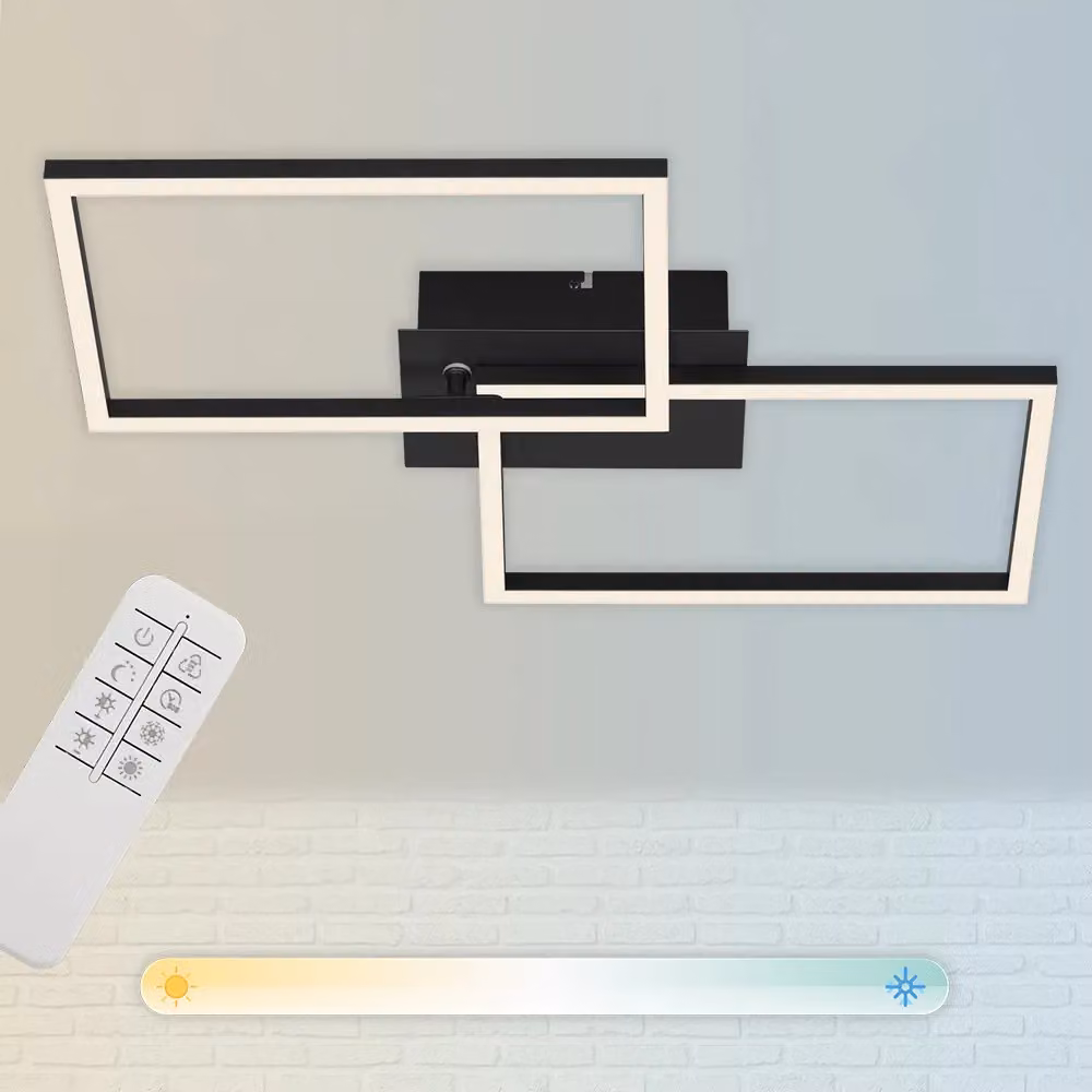 Briloner Black 30W CCT Dimmable LED Wall and Ceiling Light with Remote Control – 2