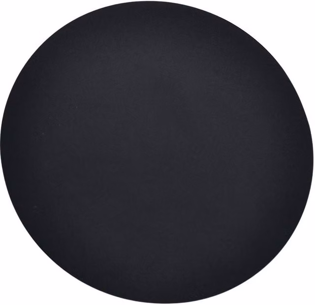 Happy Homewares Modern Circular Halo LED Wall Light in Matte Sand Black – 1