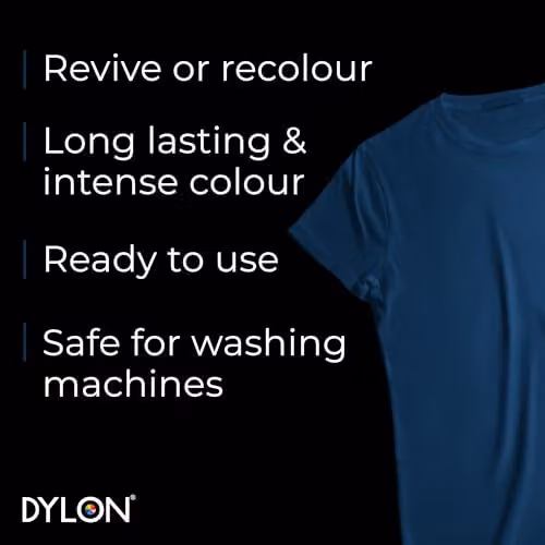 Dylon Fabric Dye Pods for Clothes and Soft Furnishings, Blue, 350g – 3