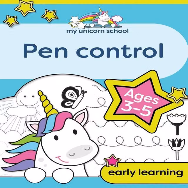Creative Kids Studio My Unicorn School Pen Control Tracing Activity for Children, Multicolour
