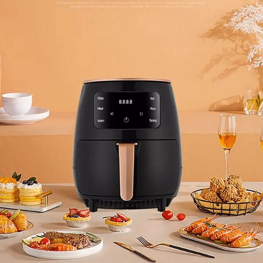 Nordara 6L Digital Air Fryer Cooker in Black and Gold – 4