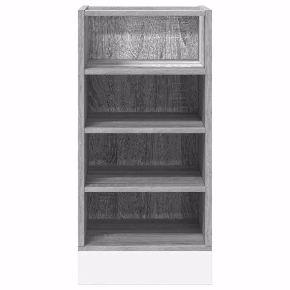 Berkfield Home Grey Sonoma Kitchen Base Unit with Hinged Doors and Internal Shelves, W/D/H: 40 x 44.5 x 81.5 cm – 3
