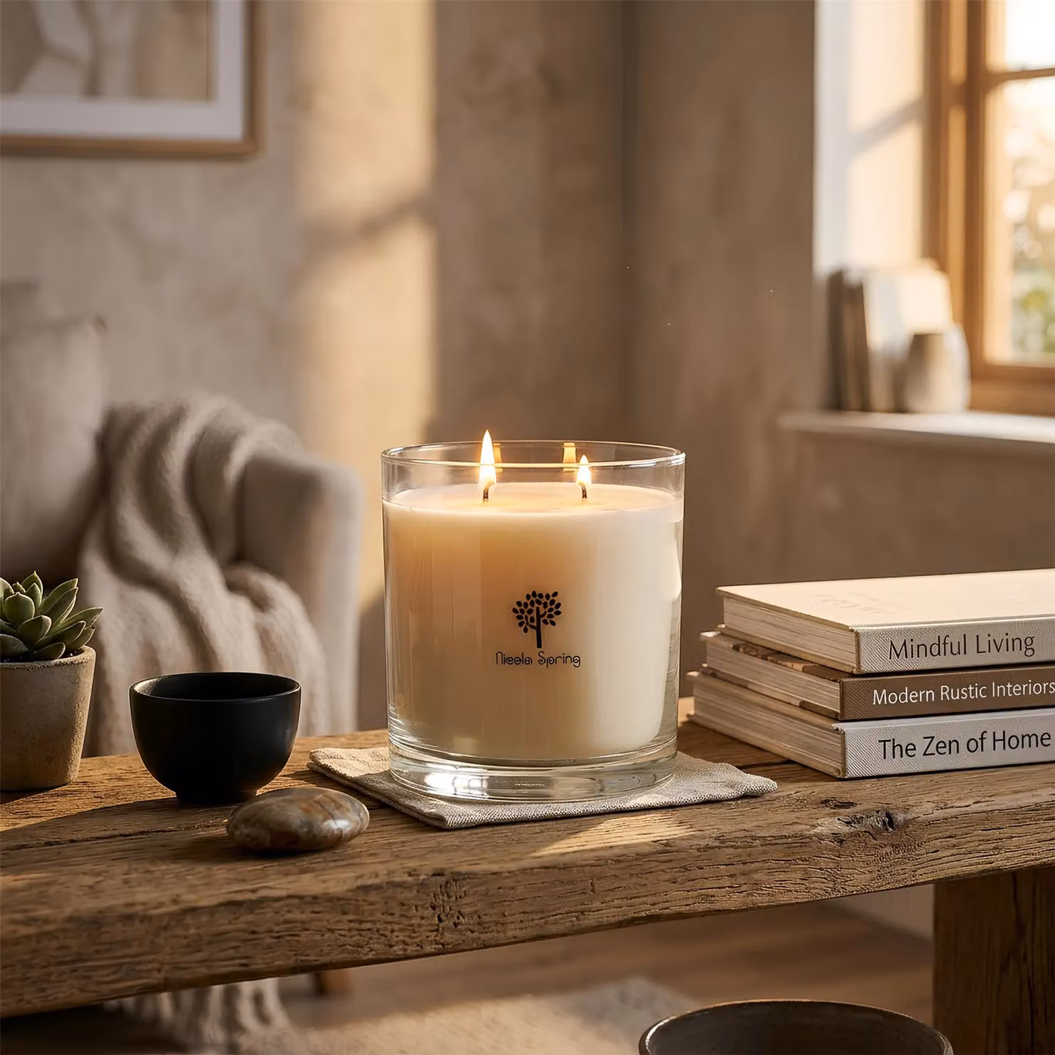 Nicola Spring Summer Soy Wax Scented Candle, Fruity and Fresh Fragrance, 160g – 9
