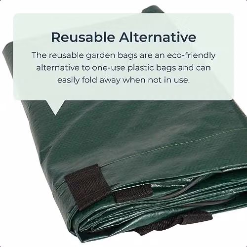 idooka Heavy Duty Garden Waste Bag, 270L, Green – 4