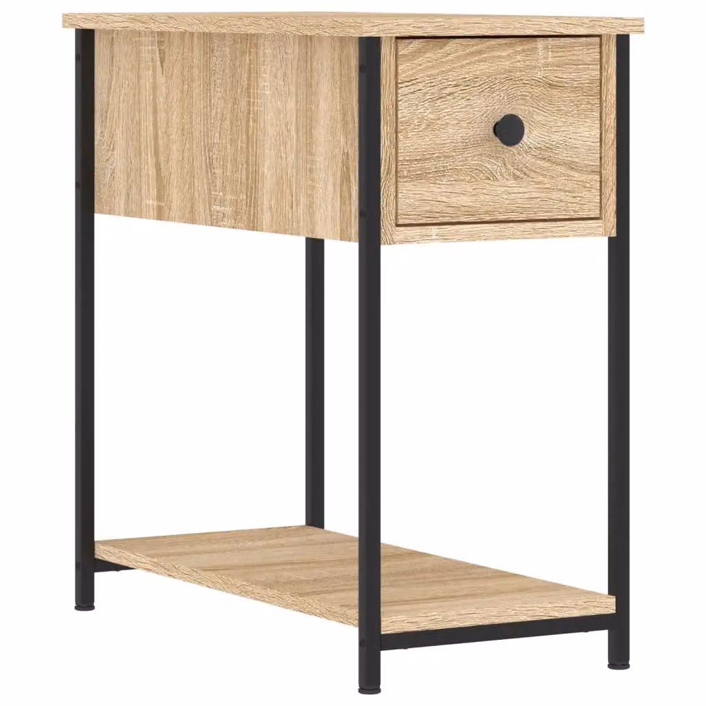 Berkfield Home Set of 2 Bedside Cabinets in Sonoma Oak Brown, W/D/H: 60 x 30 x 60 cm – 3