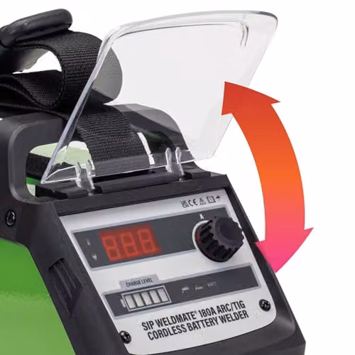 SIP Weldmate ARC Cordless 180A MMA/TIG Inverter Battery Welder in Green, Silver and Multicolour – 5