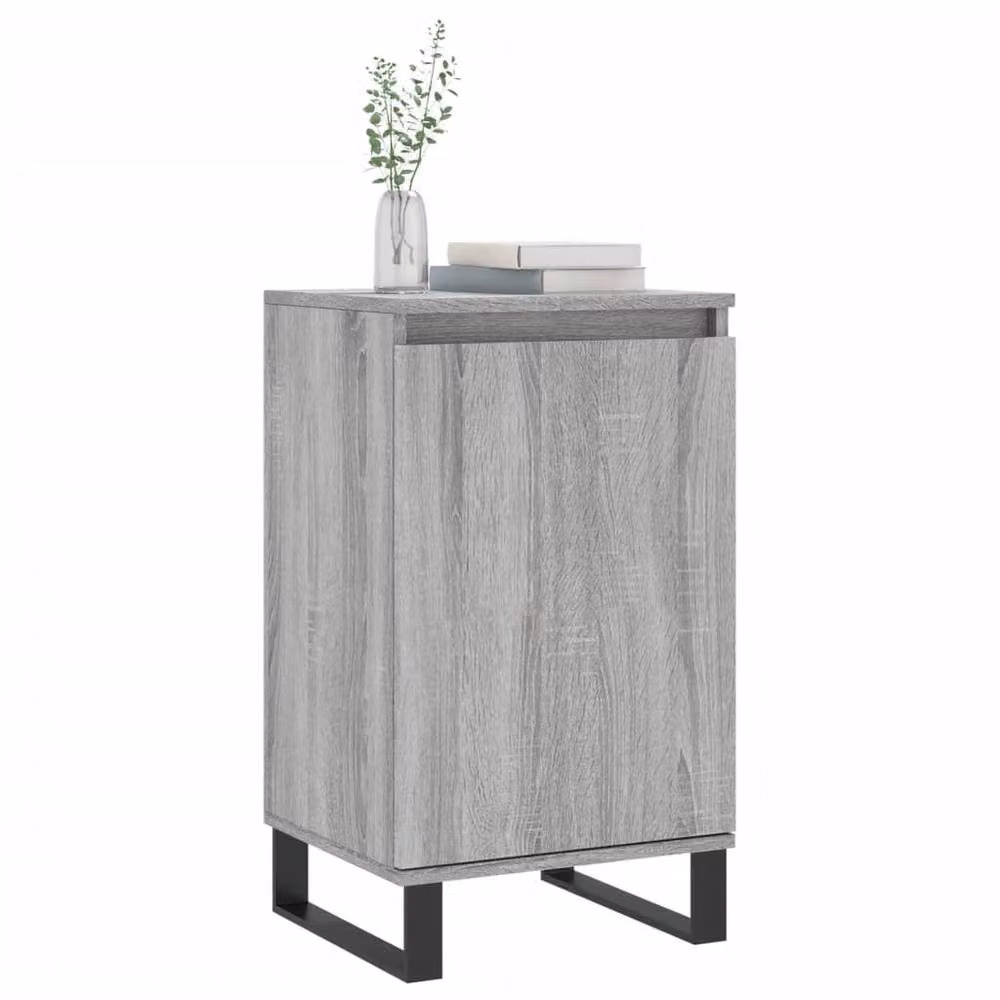 Berkfield Home Grey Sonoma Sideboard in Engineered Wood, W/D/H: 40 x 35 x 70 cm – 2