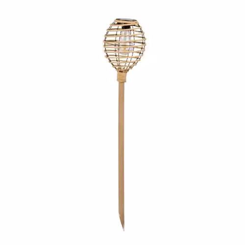 Garden Greatness Lunaria Solar LED Garden Stake Light, Brown, Height: 70 cm – 4