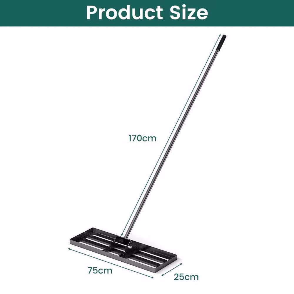 Kelvenix Heavy Duty Lawn Leveling Rake in Black – 2
