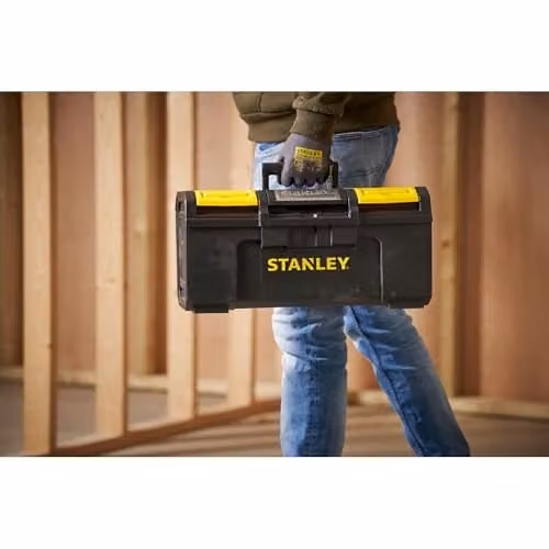 Stanley One Touch DIY Toolbox in Black, W: 60 cm – 5