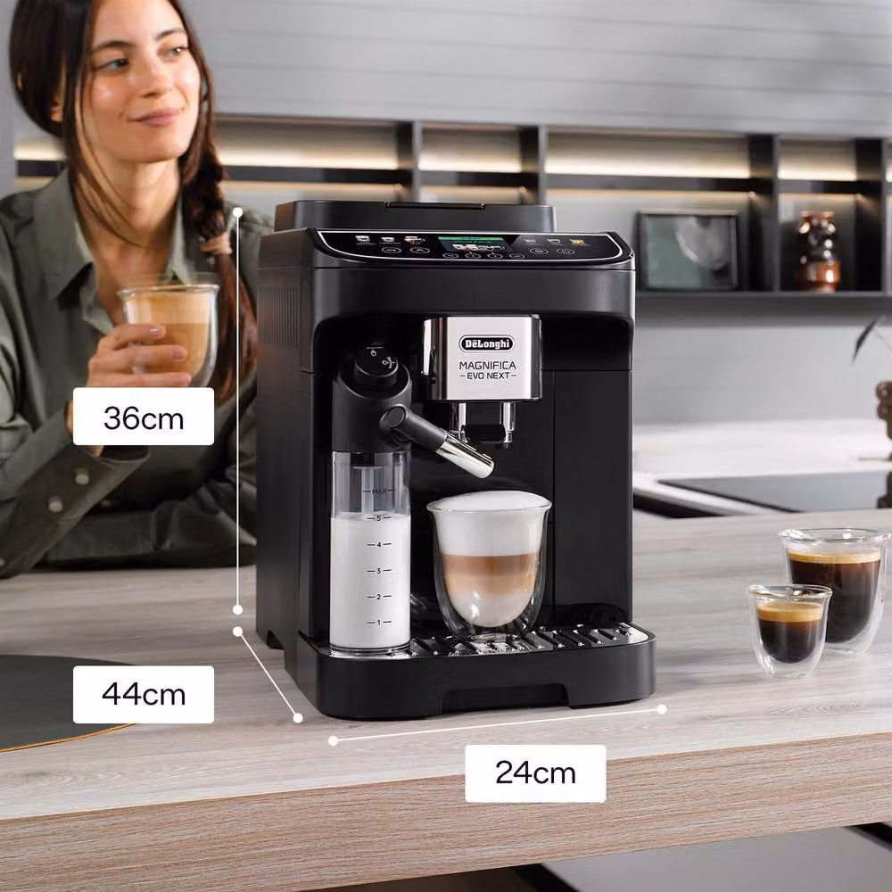 DeLonghi Magnifica Evo ECAM310.60.B Bean to Cup Coffee Machine with Touch Display in Black – 6