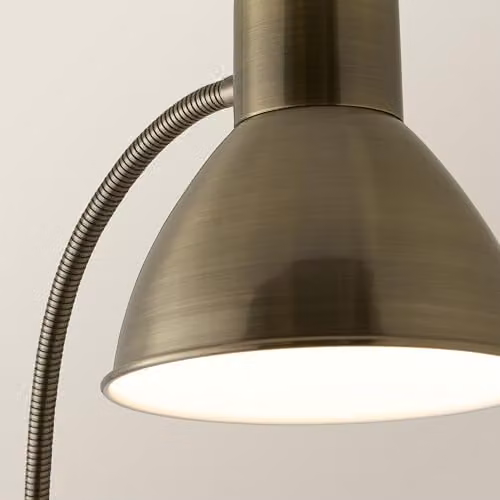 ValueLights MiniSun Modern Adjustable Gold Brass Floor Lamp – 2