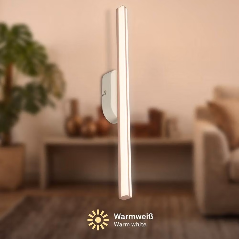 Briloner Coffee 12W Warm White LED Wall Light in Brown – 2