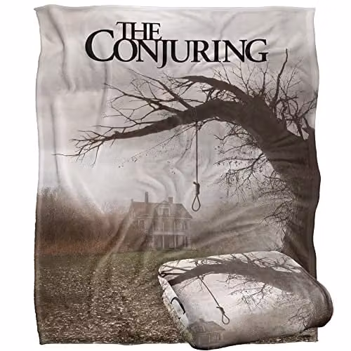 LOGOVISION The Conjuring Super Soft Fleece Throw Blanket, Multicolour, W: 152 cm, D: 127 cm – 1