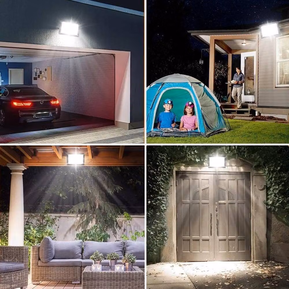 SPETLEK Black LED Outdoor Floodlight Security Spot Light with IP65 Waterproof Rating – 5