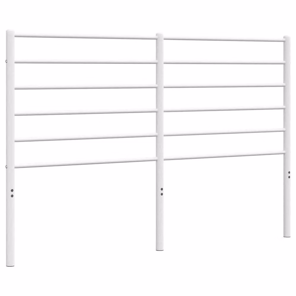 Berkfield Home Metal Headboard in White – 2